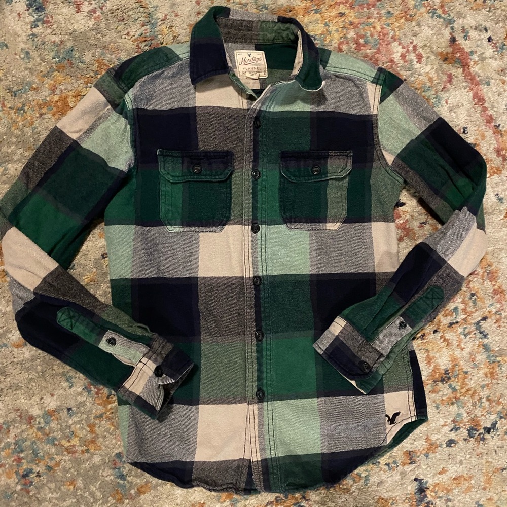 Vintage, American Eagle (Heritage) Flannel, Button Down